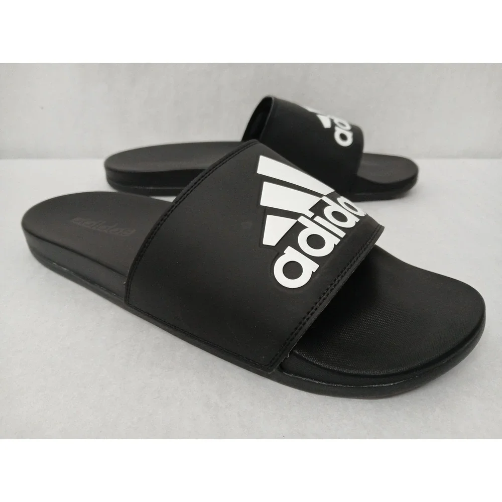 Nike Men's Adilette Comfort Slide‎ Sandals GY1945 Black White Sz 13
